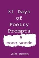 31 Day of Poetry Prompts