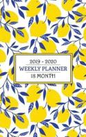2019 - 2020 Weekly Planner - 18 Months