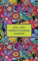 18 Month Weekly Planner 2019 - 2020