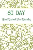 60 Day Food Journal for Diabetes