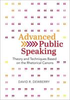 Advanced Public Speaking