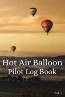 Hot Air Balloon Pilot Log Book Vol. 5