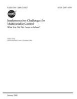 Implementation Challenges for Multivariable Control