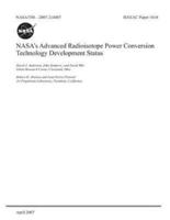 Nasa's Advanced Radioisotope Power Conversion Technology Development Status