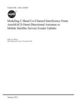 Modeling C-Band Co-Channel Interference from Aeromacs Omni-Directional Antennas to Mobile Satellite Service Feeder Uplinks