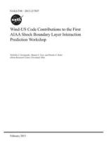 Wind-Us Code Contributions to the First AIAA Shock Boundary Layer Interaction Prediction Workshop