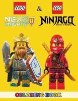 Lego Nexo Knights and Lego Ninjago Coloring Book