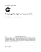 Wing Shape Sensing from Measured Strain