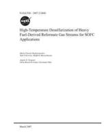 High-Temperature Desulfurization of Heavy Fuel-Derived Reformate Gas Streams for Sofc Applications