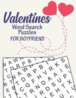 Valentines Word Search Puzzles for Boyfriend