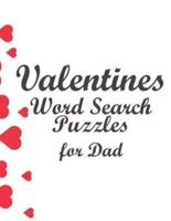Valentines Word Search Puzzles for Dad
