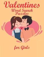 Valentines Word Search Puzzles for Girls