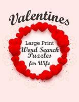 Valentines Word Search Puzzles for Wife