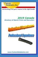 2019 Canada Directory of Search Firms and Recruiters
