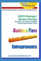 2019 Energy/Green Energy Directory of Venture Capital and Private Equity Firms