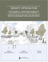 Density Options for Housing Affordability