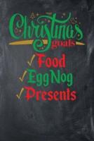 CHRISTMAS GOALS FOOD EGGNOG PR