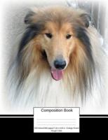 Composition Book 200 Sheets/400 Pages/7.44 X 9.69 In. College Ruled/ Rough Collie