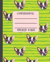 Wide Ruled Composition Book