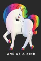 One of a Kind Rainbow and White Unicorn