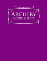 Archery Score Sheets
