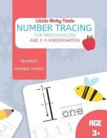 Number Tracing For Preschoolers Age 3-5 Kindergarten