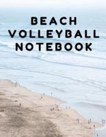 Beach Volleyball Notebook College Ruled Practice Journal