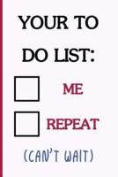 Your To Do List