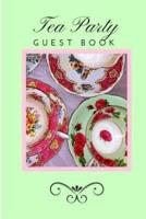 Tea Party Guest Book