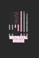 Neonatal Nurse Flag Notebook