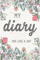 My Diary One Line a Day