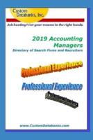 2019 Accounting Managers Directory of Search Firms and Recruiters