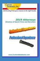 2019 Attorneys Directory of Search Firms and Recruiters
