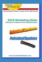 2019 Marketing/Sales Directory of Search Firms and Recruiters