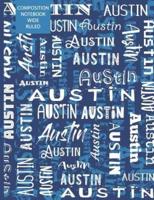 Austin Composition Notebook Wide Ruled