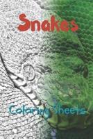 Snake Coloring Sheets
