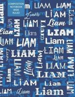 Liam Composition Notebook Wide Ruled