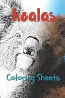 Koala Coloring Sheets