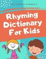 Rhyming Dictionary For Kids