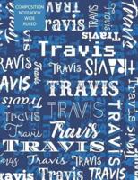 Travis Composition Notebook Wide Ruled