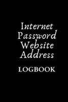 Internet Password Website Address Logbook