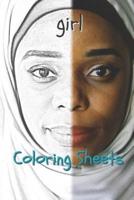 Girl Coloring Sheets
