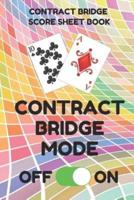 Contract Bridge Score Sheet Book