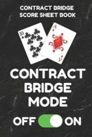 Contract Bridge Score Sheet Book