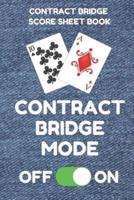 Contract Bridge Score Sheet Book