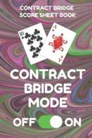 Contract Bridge Score Sheet Book