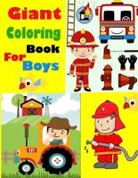 Giant Coloring Book for Boys