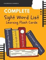 Complete Sight Word List Learning Flash Cards