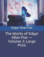 The Works of Edgar Allan Poe - Volume 3