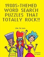1980S-Themed Word Search Puzzles That Totally Rock!
